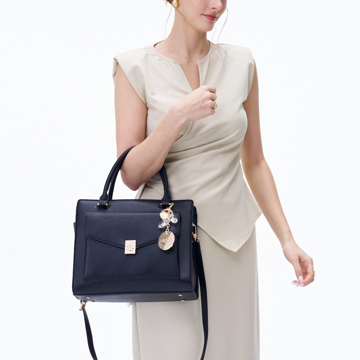 BOLSO H & CO. SATCHEL EVERLY - 5