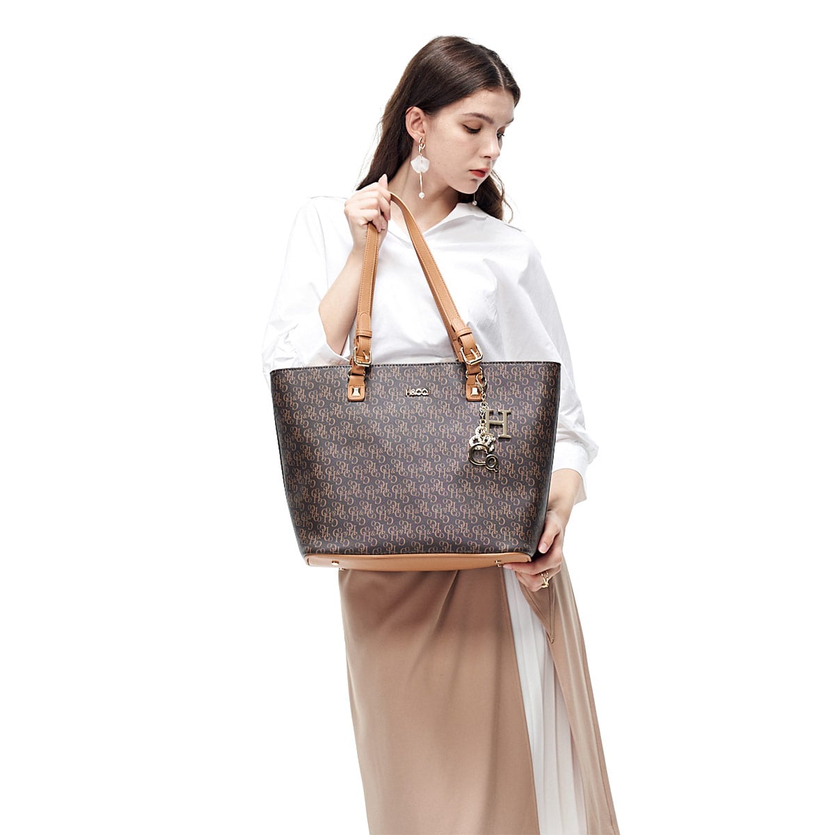 BOLSO H & CO. R104 CAFÉ - 6