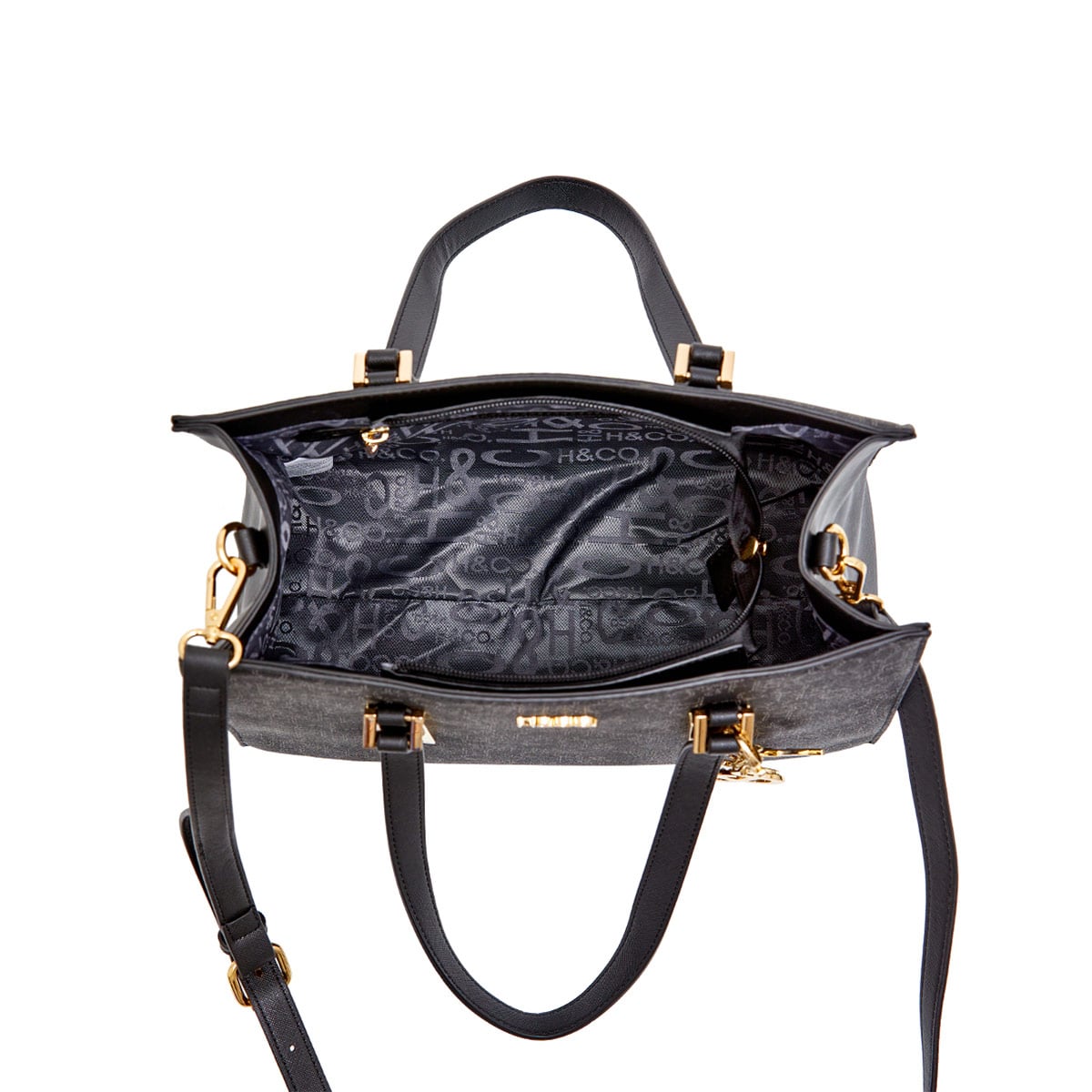 BOLSO H & CO. R109  NEGRO - 4
