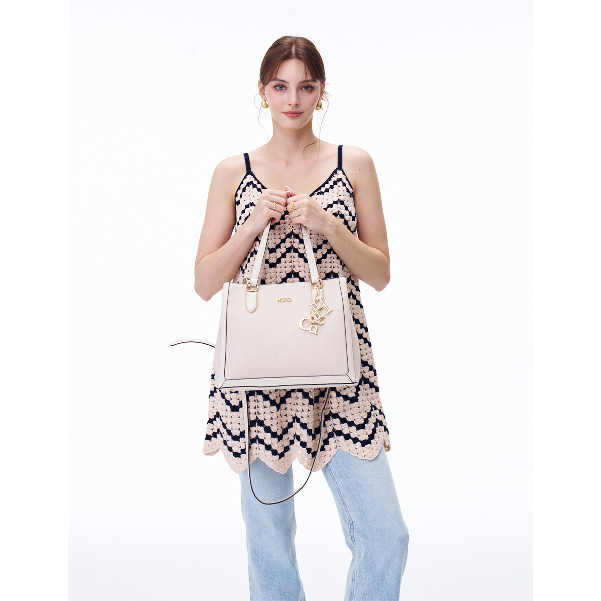 BOLSO H & CO. 8443 BEIGE - 5