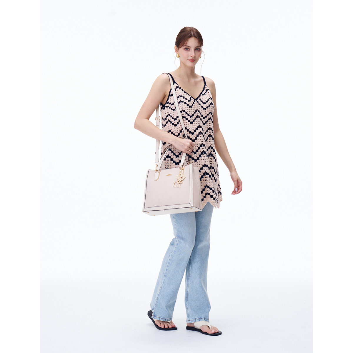 BOLSO H & CO. 8443 BEIGE - 8