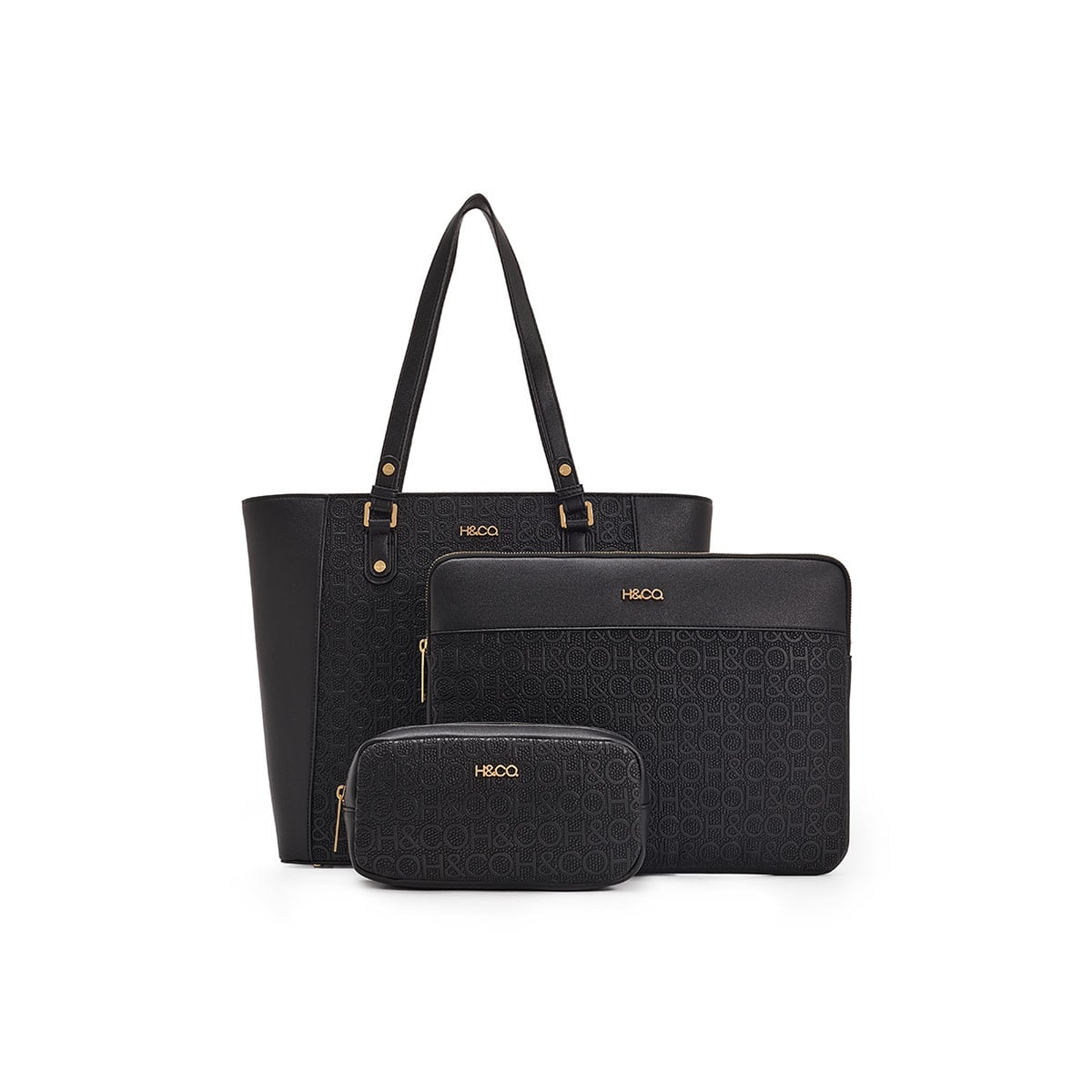SET BOLSO H & CO. 8444 NEGRO - 1