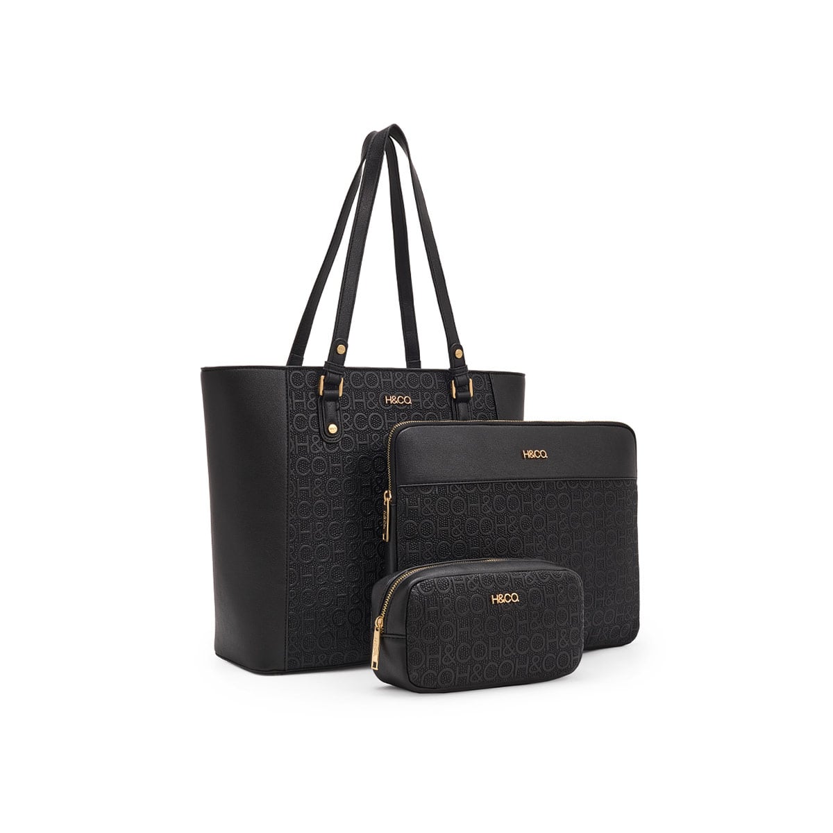 SET BOLSO H & CO. 8444 NEGRO - 2