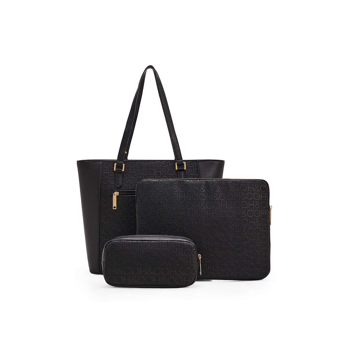 SET BOLSO H & CO. 8444 NEGRO - 3
