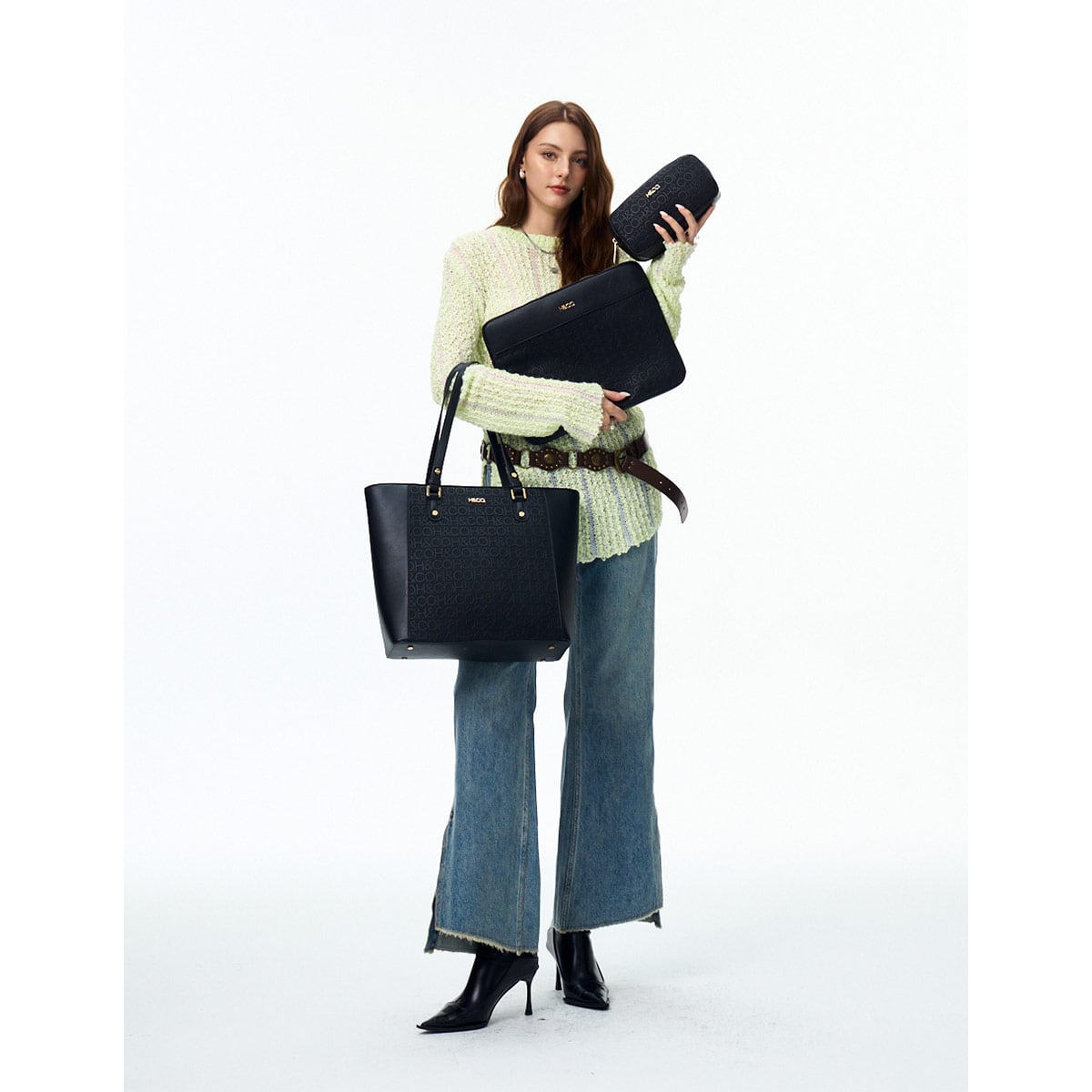 SET BOLSO H & CO. 8444 NEGRO - 7
