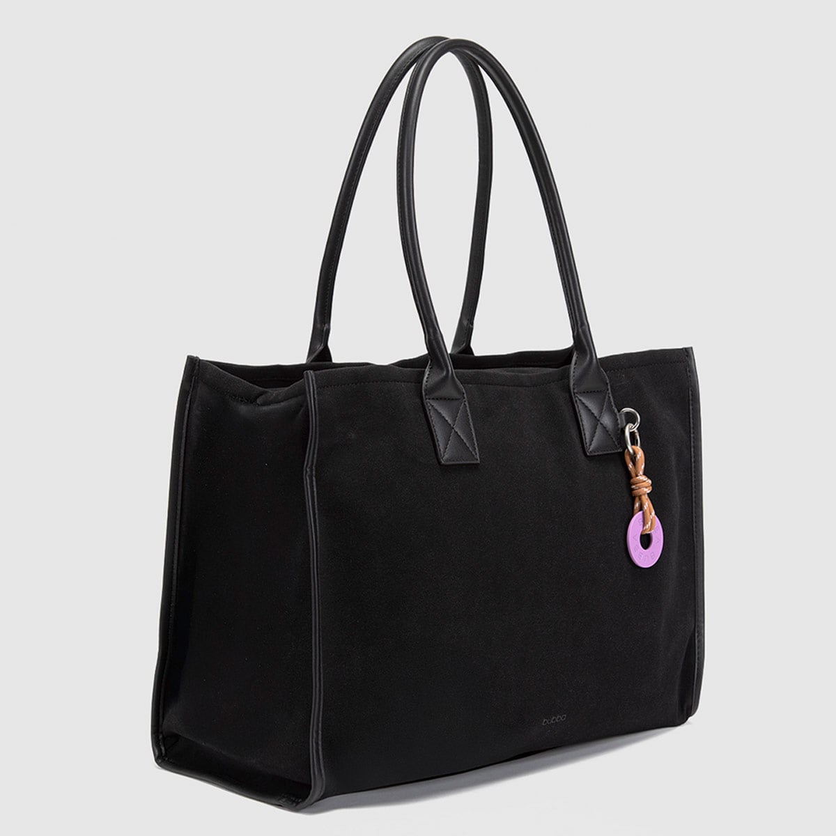 BOLSO BUBBA BAGS NEGRO SUEDE - 2