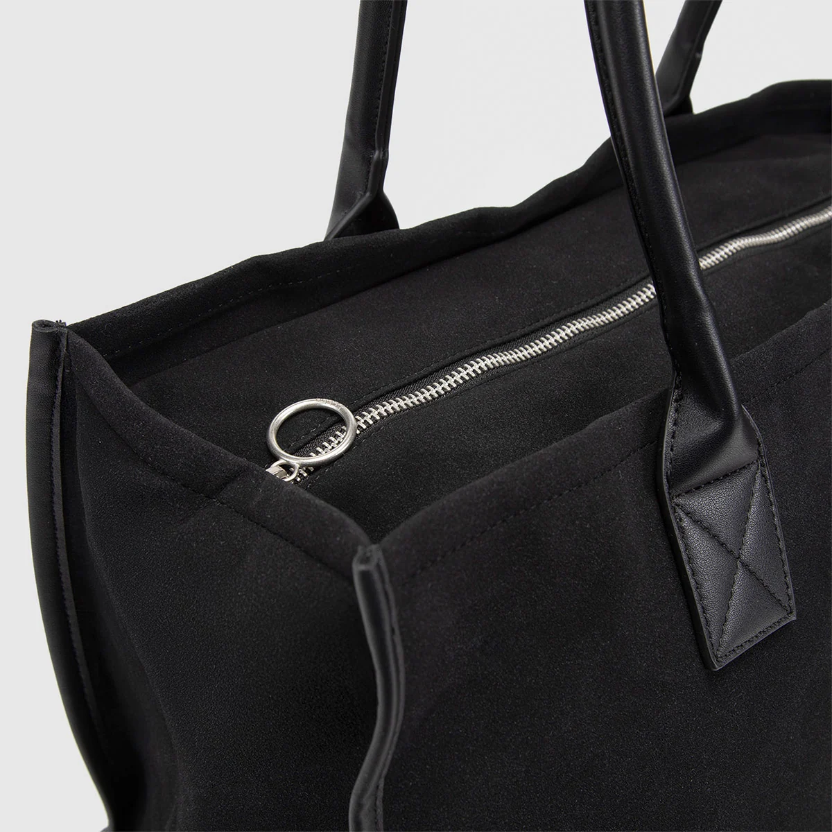 BOLSO BUBBA BAGS NEGRO SUEDE - 4