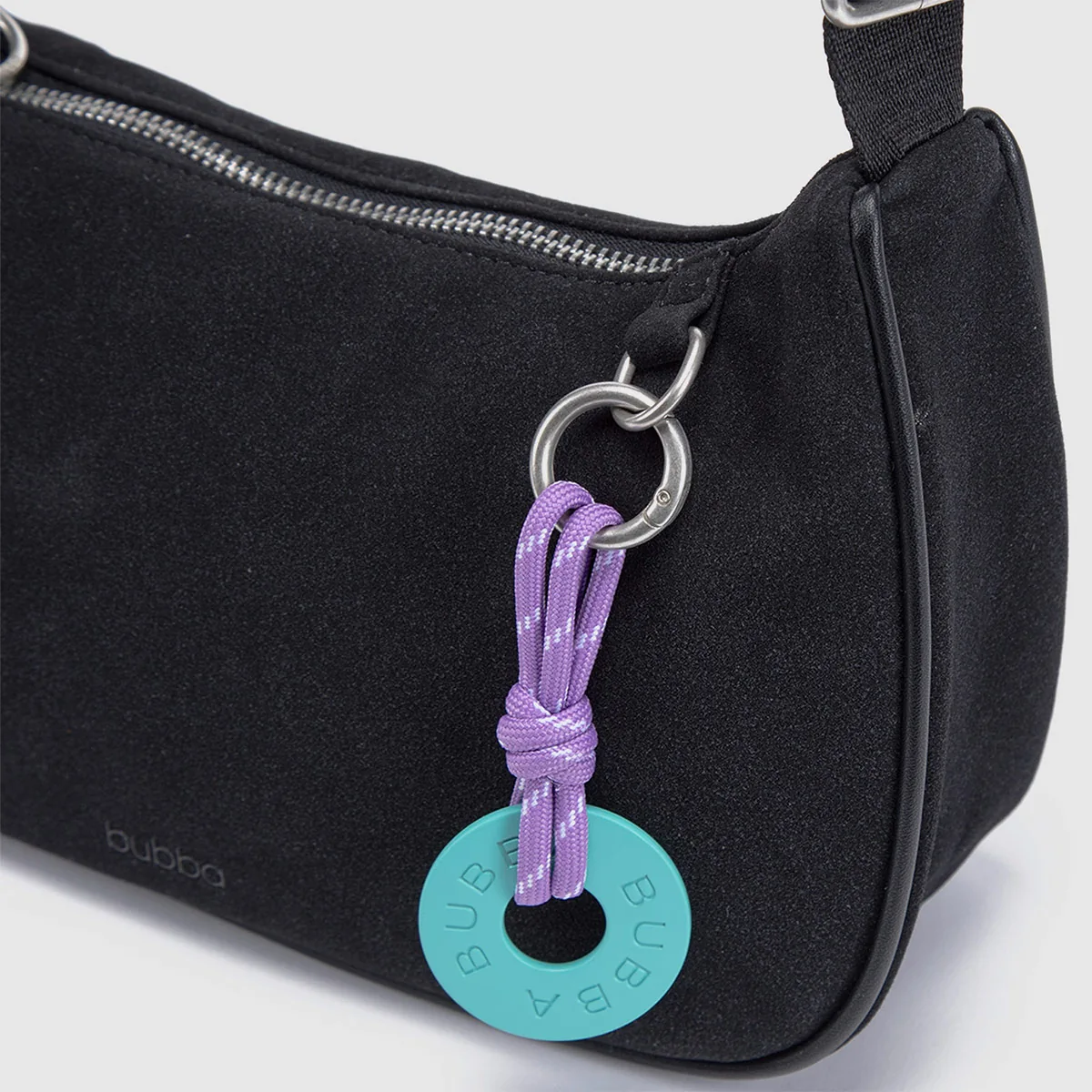 CARTERA BUBBA NEGRO SUEDE - 5