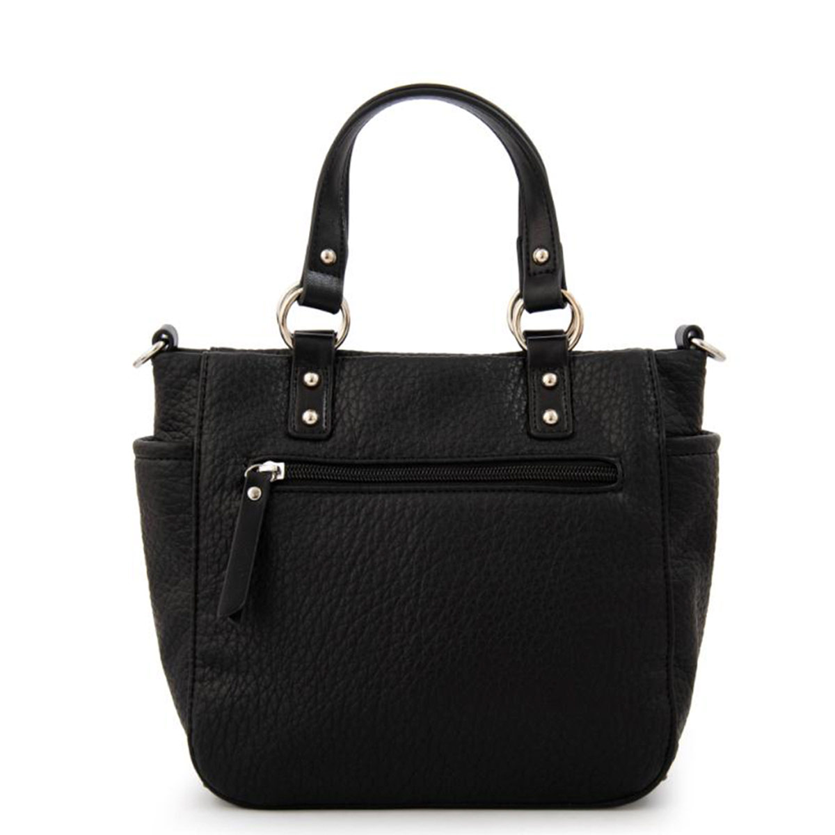 CARTERA CROSSBODY  ZIOL ELIZABETH NEGRO Y TEXTURA - 3