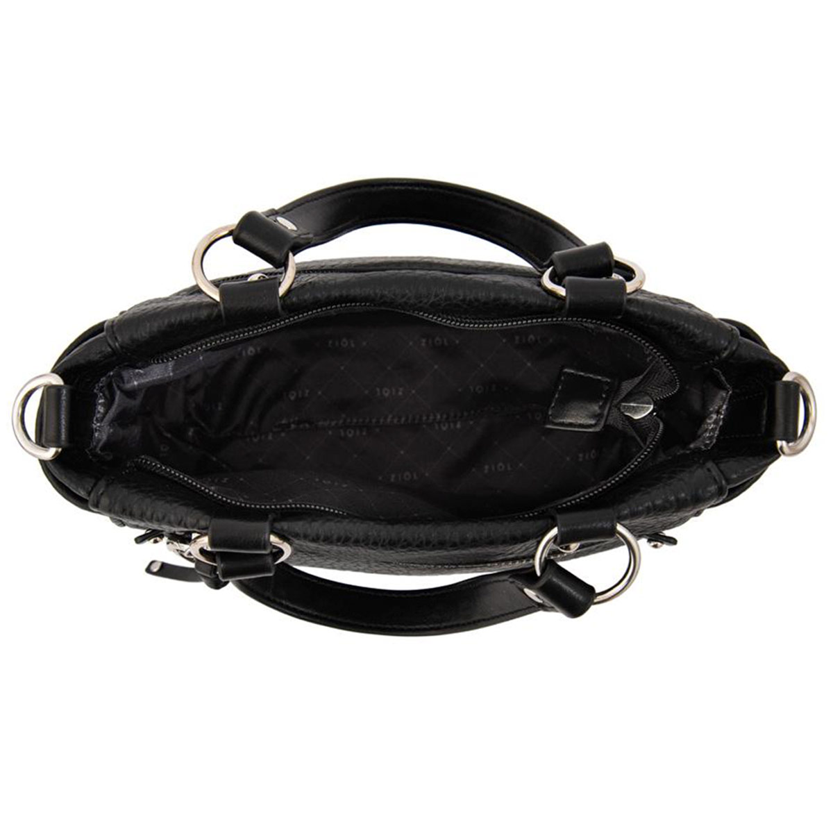 CARTERA CROSSBODY  ZIOL ELIZABETH NEGRO Y TEXTURA - 4