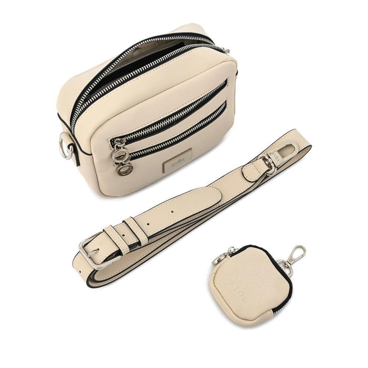 CARTERA CROSSBODY  ZIOL LUZMARIA BEIGE - 5