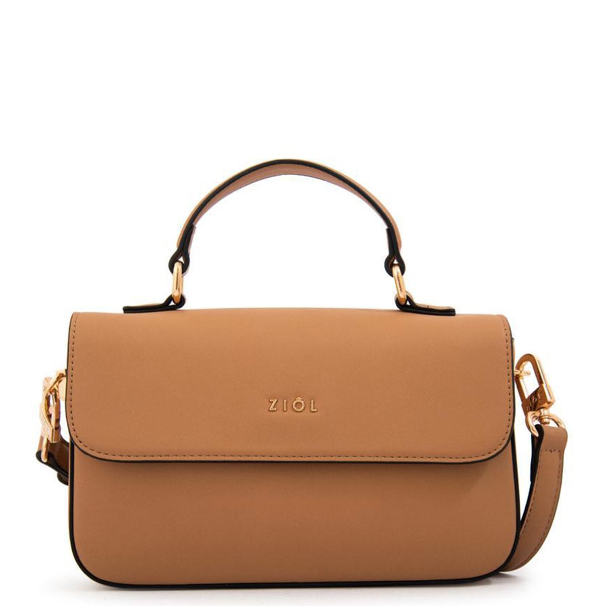 CARTERA CROSSBODY  ZIOL SOFY CAMEL - 1