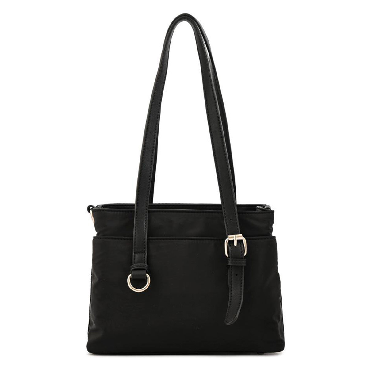 CARTERA CROSSBODY ZIOL LUDOVICA NEGRO Y TEXTURA - 3