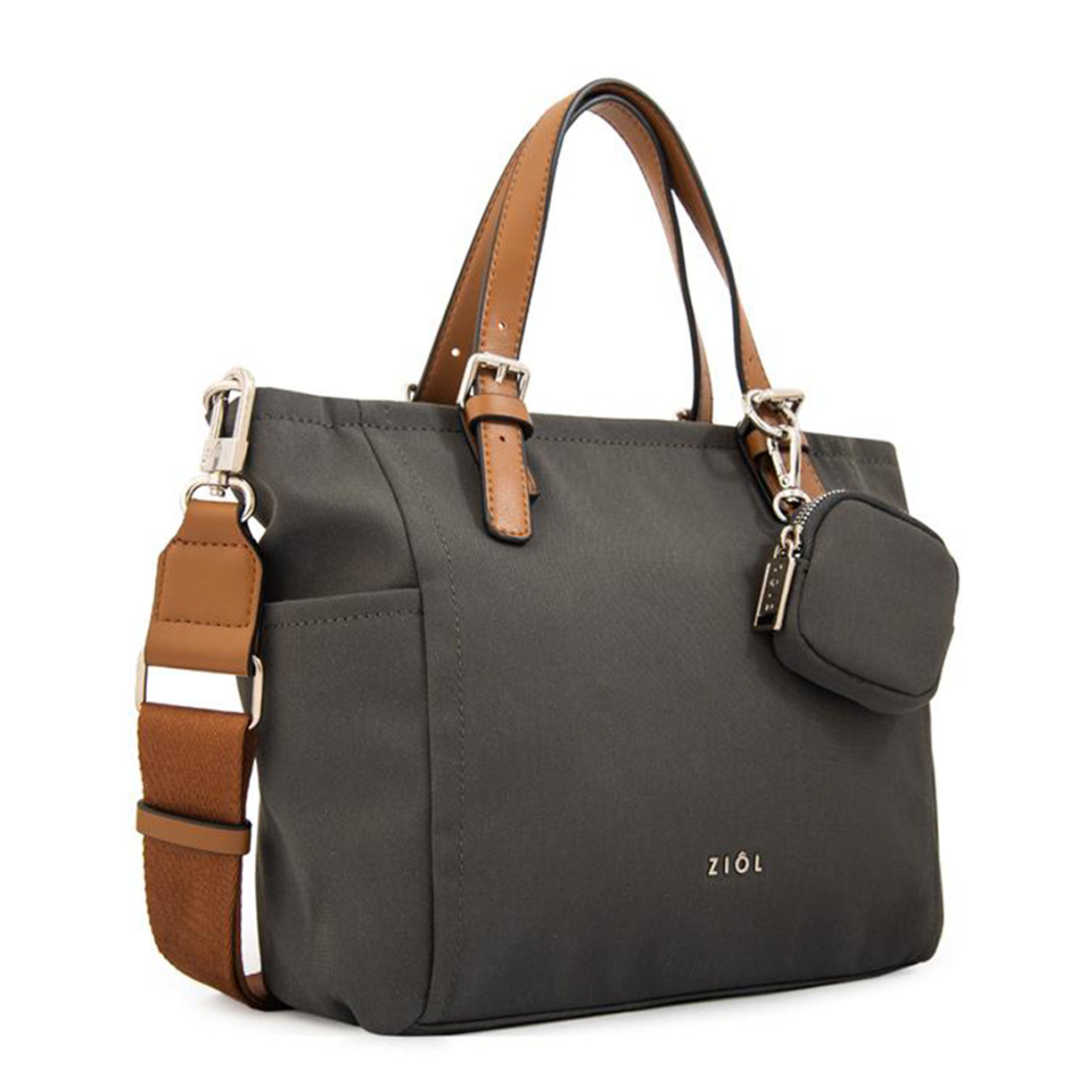 CARTERA CROSSBODY ZIOL MARTA GRIS - 2