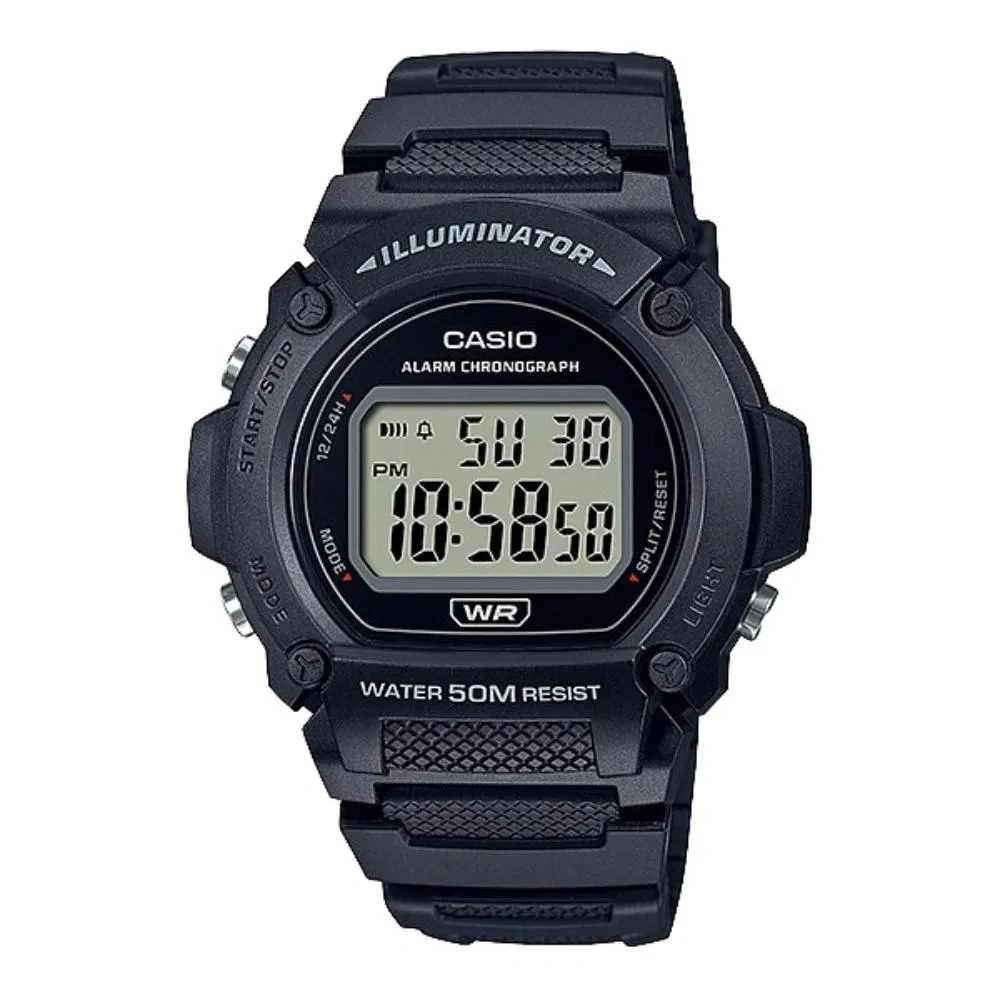 RELOJ CASIO HOMBRE W-219H-1A - 1