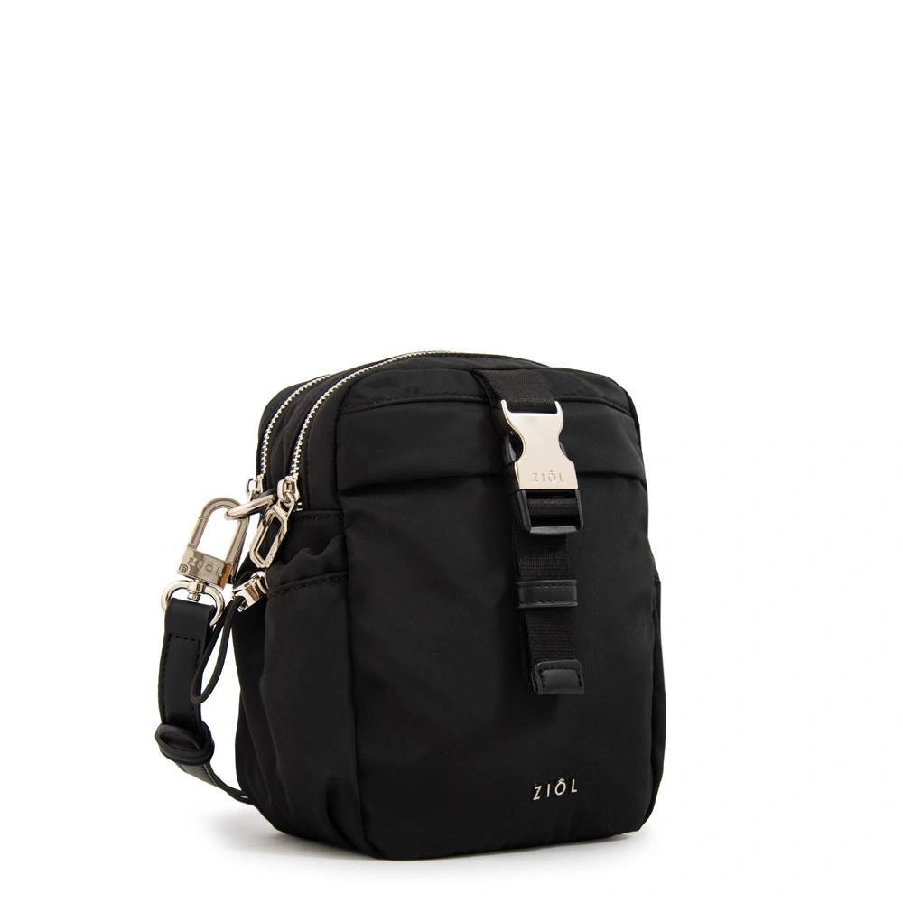 CARTERA CROSSBODY ZIOL TOPACIO NEGRO - 2