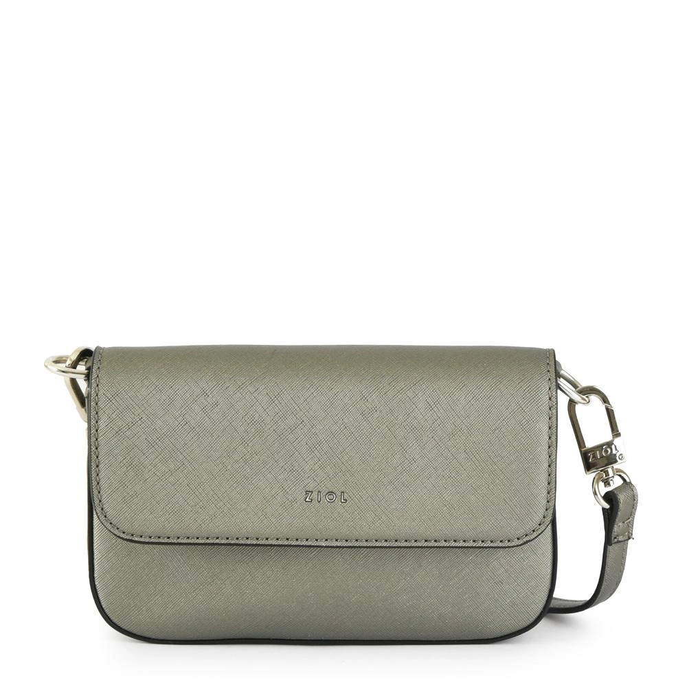 CARTERA CROSSBODY ZIOL KALLAN PLATEADO - 1