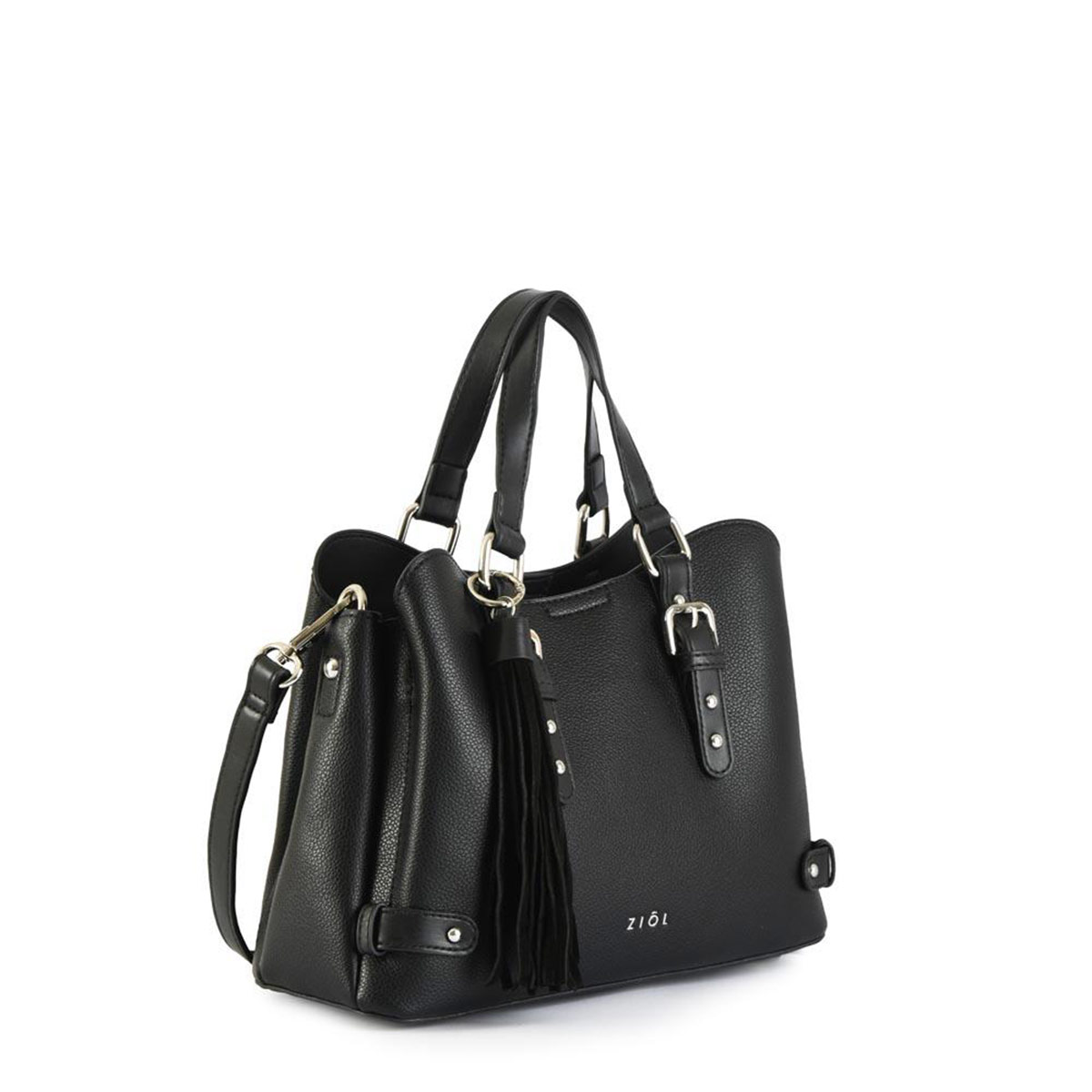 CARTERA CROSSBODY ZIOL MALVA NEGRO - 1