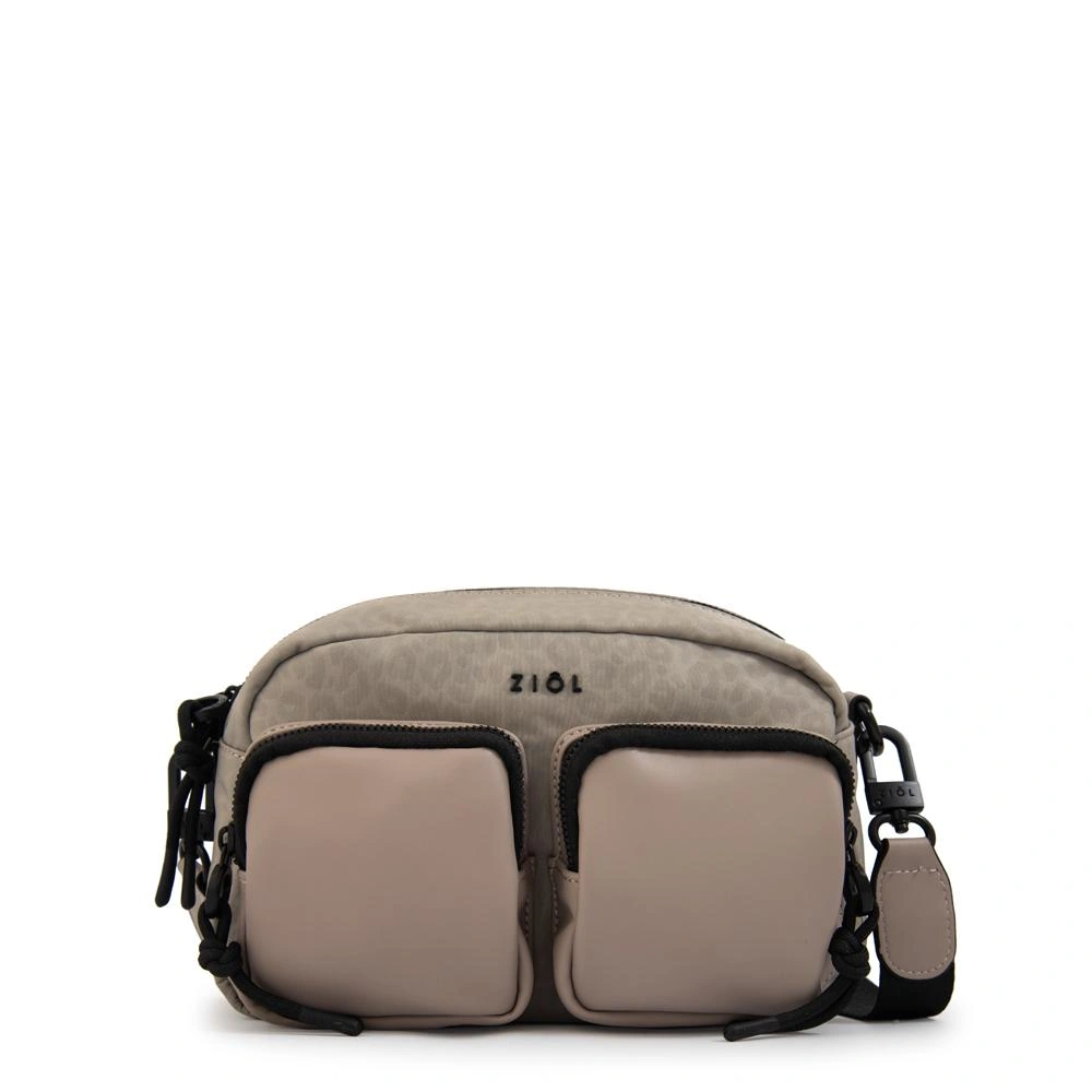 CARTERA CROSSBODY ZIOL SELINA GRIS - 1