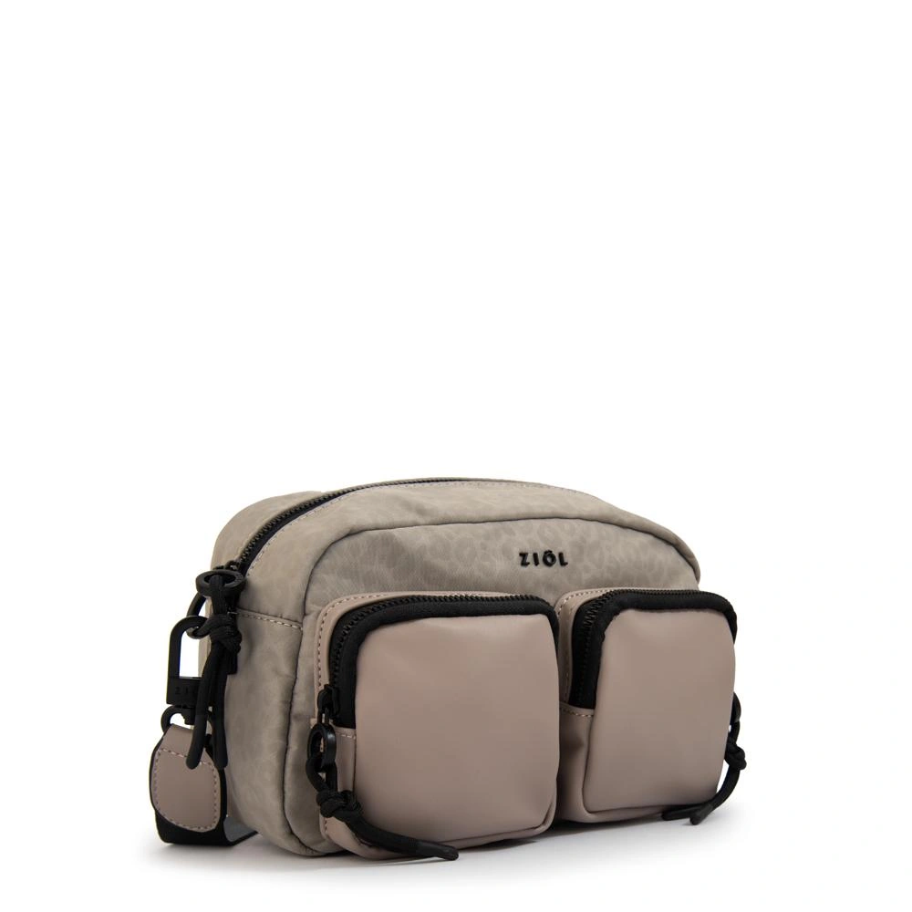 CARTERA CROSSBODY ZIOL SELINA GRIS - 2
