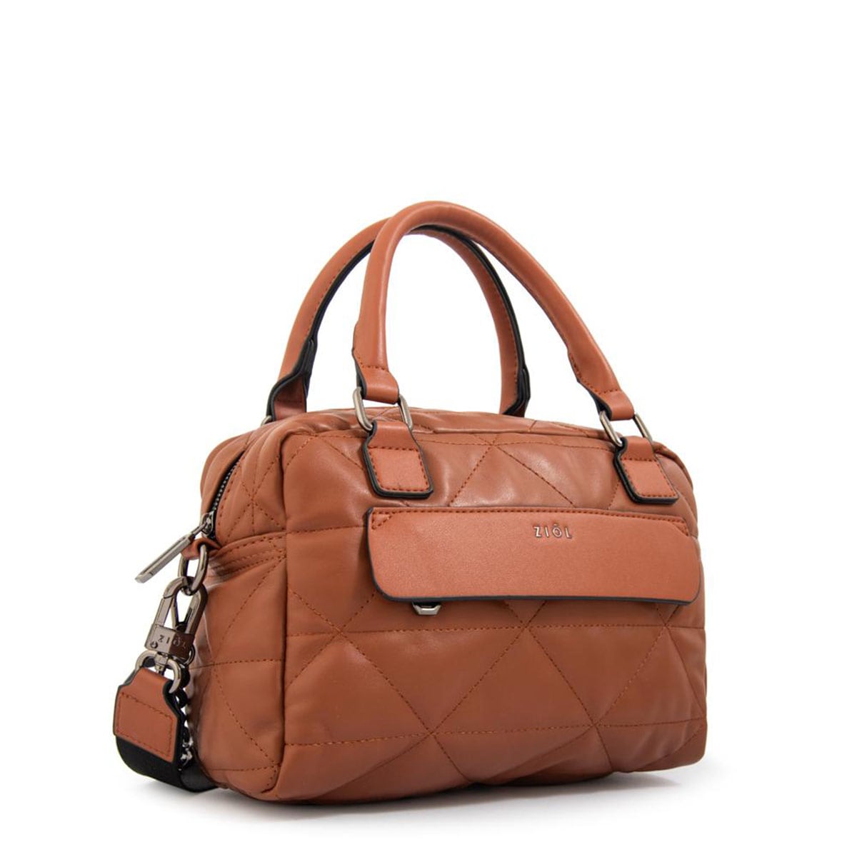 CARTERA CROSSBODY ZIOL BRENDA CAFE - 1