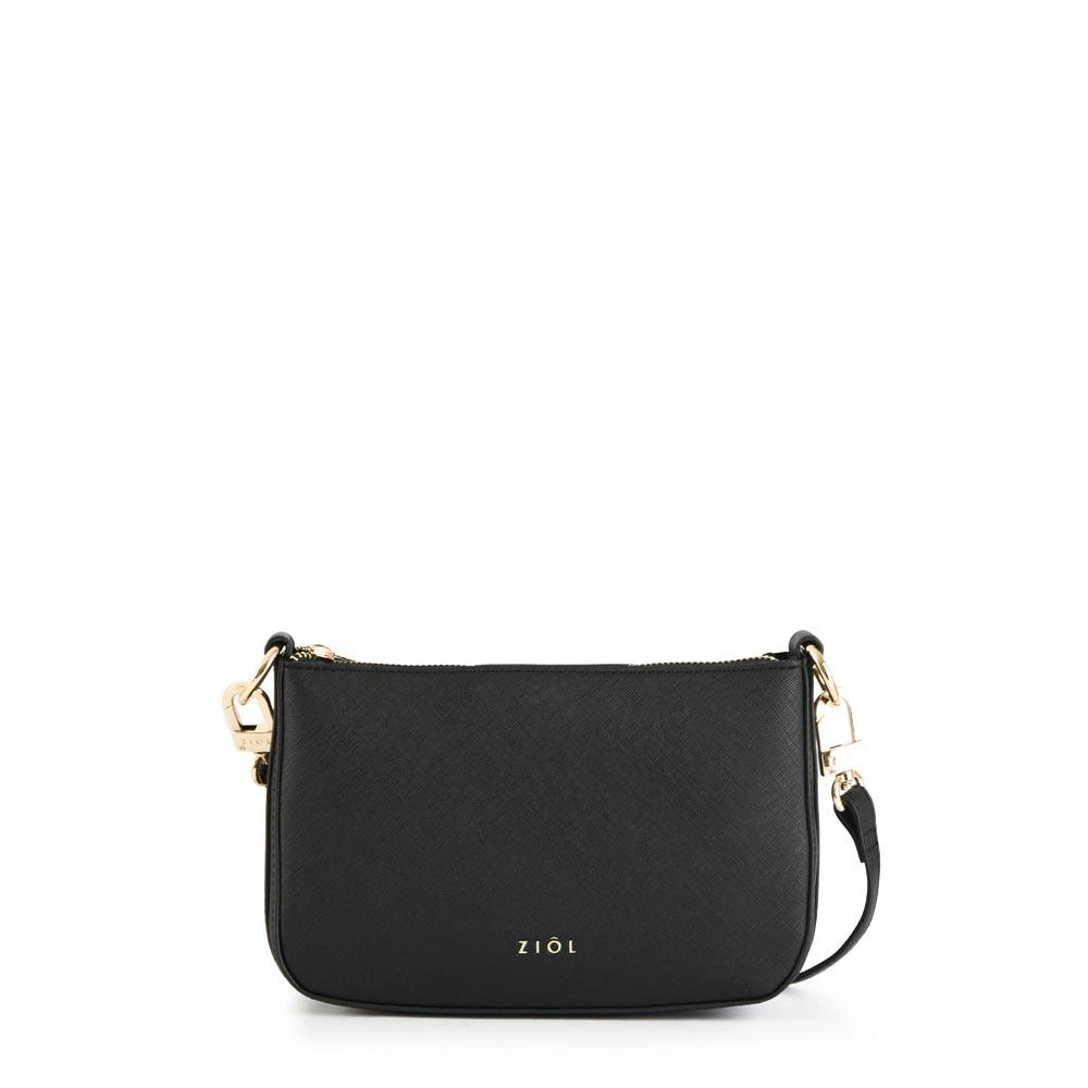 CARTERA CROSSBODY ZIOL MANDELA NEGRO - 1