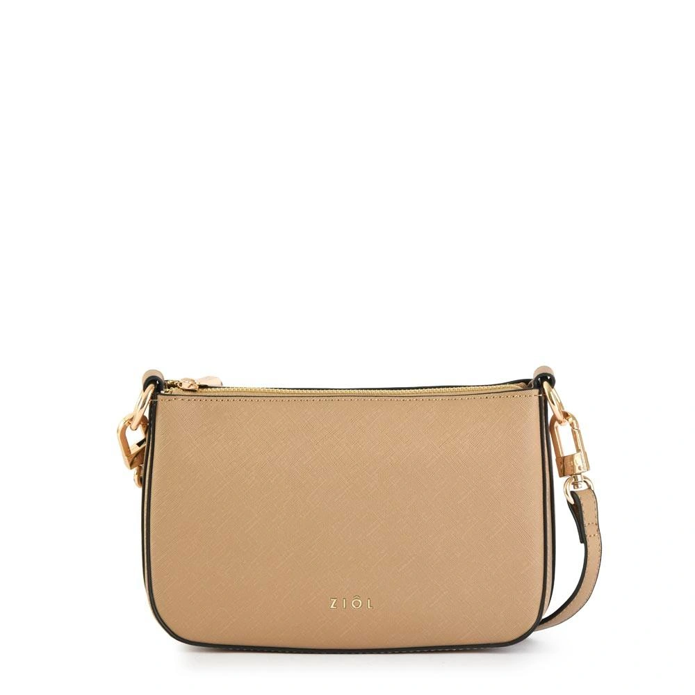 CARTERA CROSSBODY ZIOL MANDELA BEIGE - 1