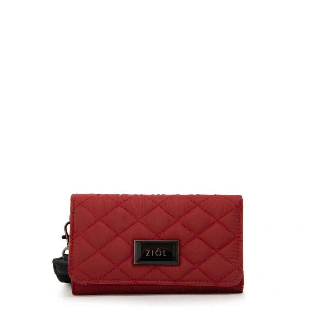 BILLETERA ZIOL CERSEI ROJO - 1