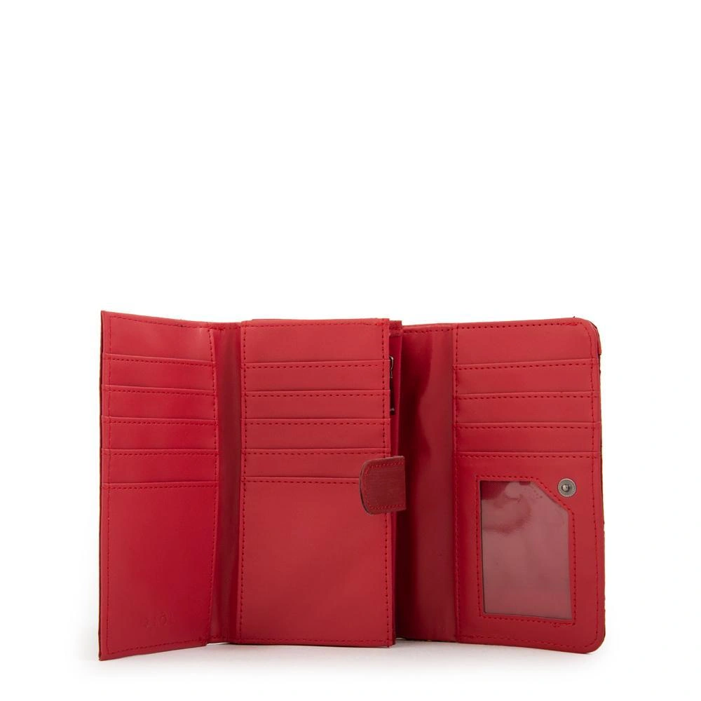 BILLETERA ZIOL CERSEI ROJO - 3