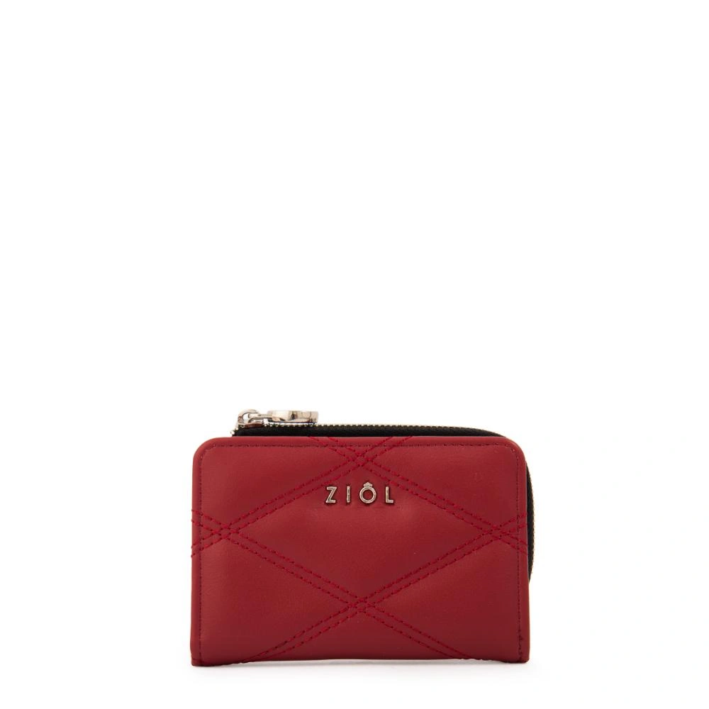 BILLETERA ZIOL ELVIRA ROJO - 1