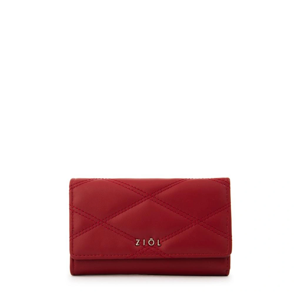 BILLETERA ZIOL ELVIRA ROJO - 1