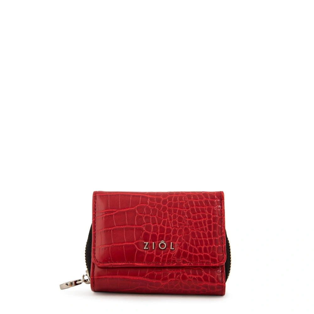 BILLETERA ZIOL LORENA ROJO - 1