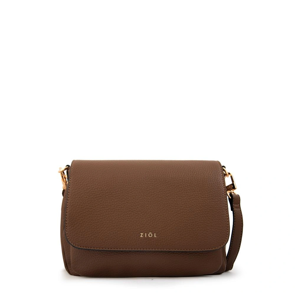 CARTERA CROSSBODY ZIOL GWEN CAFÉ - 1