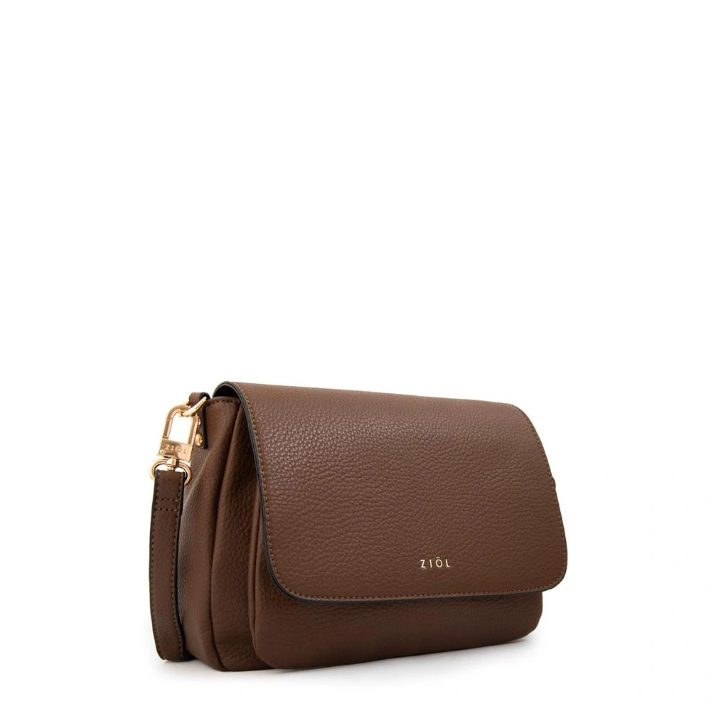 CARTERA CROSSBODY ZIOL GWEN CAFÉ - 2