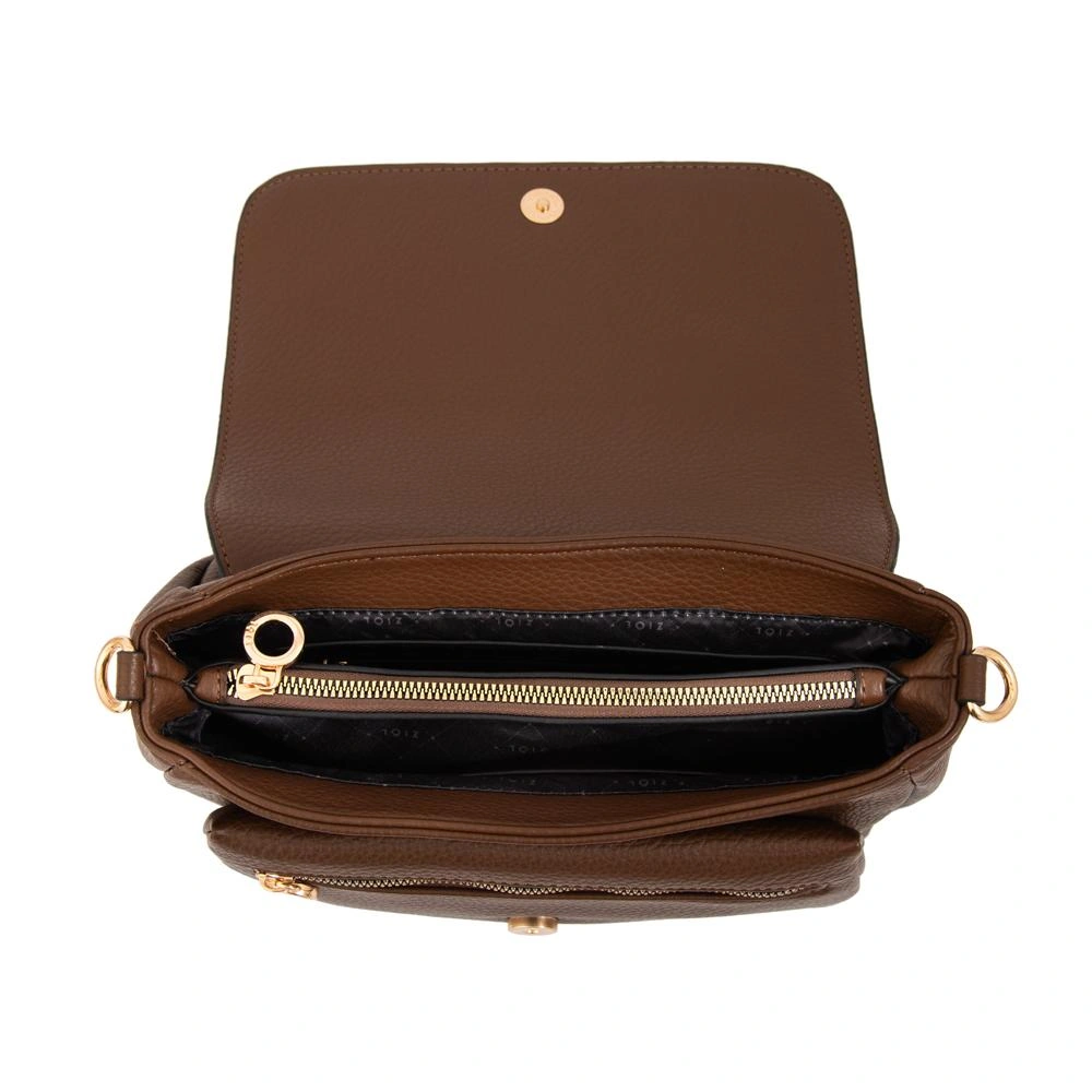 CARTERA CROSSBODY ZIOL GWEN CAFÉ - 4
