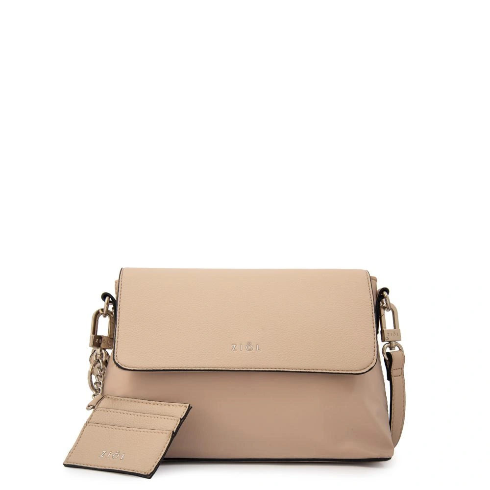 CARTERA CROSSBODY ZIOL MICHELLE BEIGE - 1