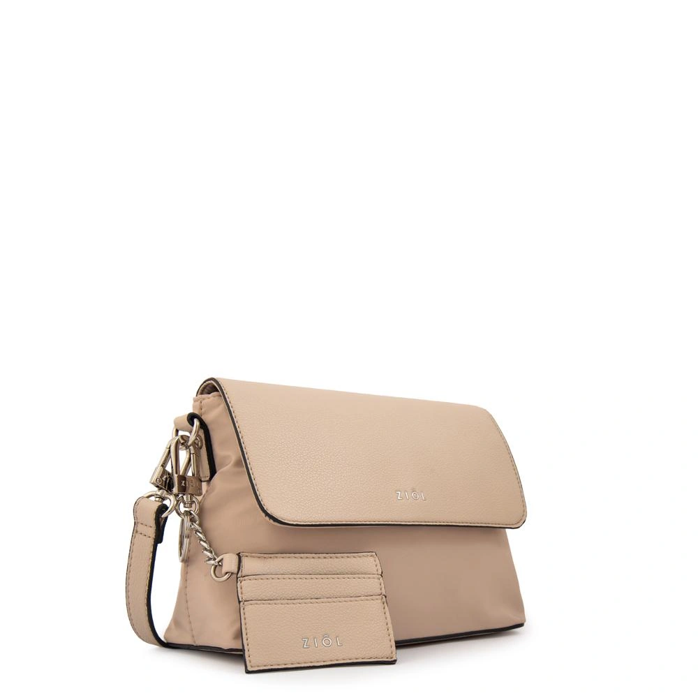 CARTERA CROSSBODY ZIOL MICHELLE BEIGE - 2