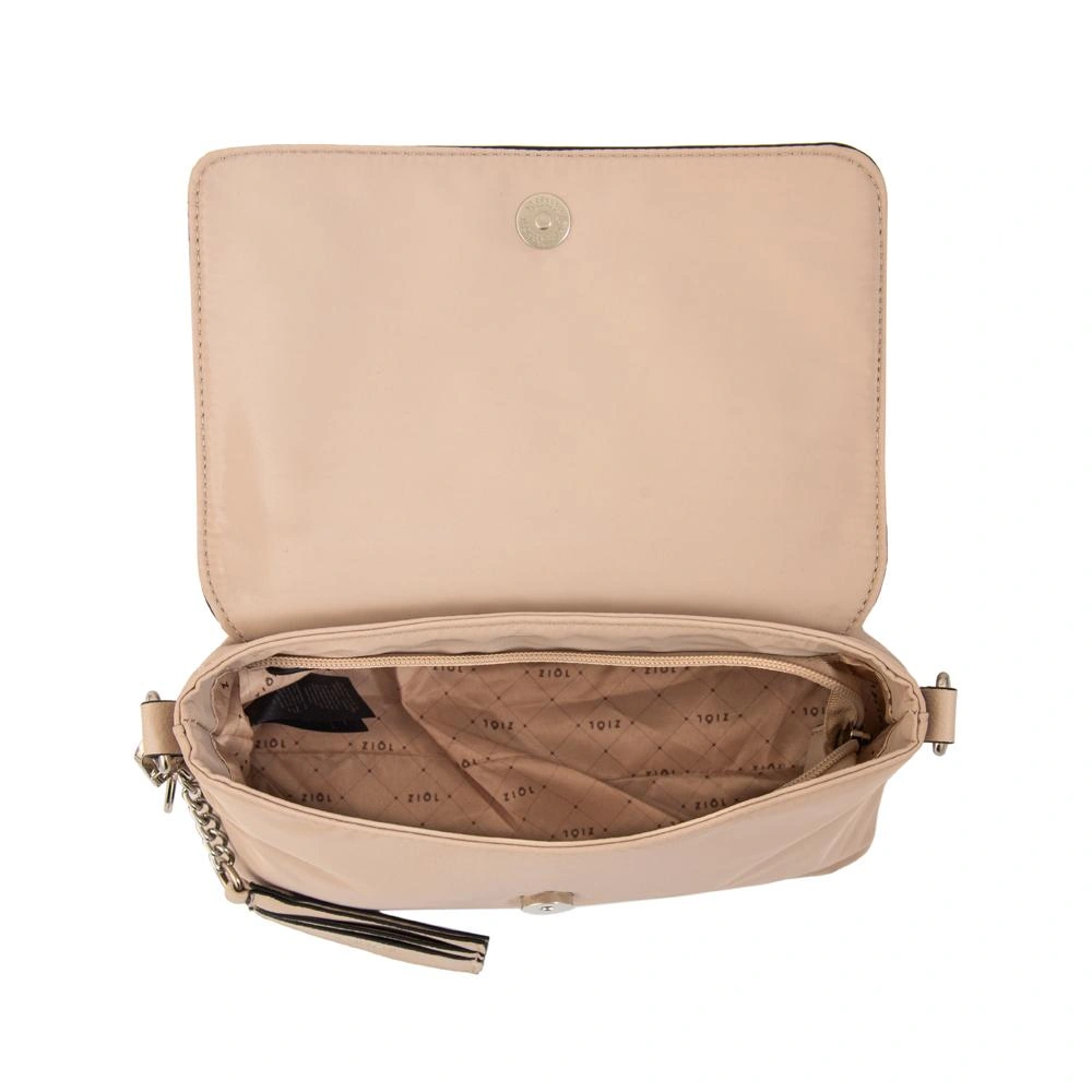 CARTERA CROSSBODY ZIOL MICHELLE BEIGE - 4
