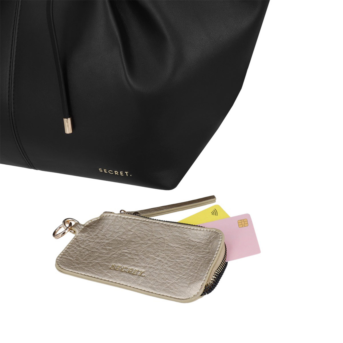 CARTERA SECRET MALAGA  NEGRO - 5