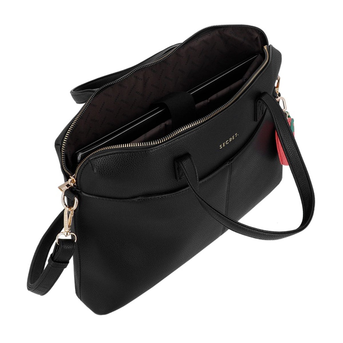 BOLSO LAPTOP SECRET NEGRO ARUBA - 4