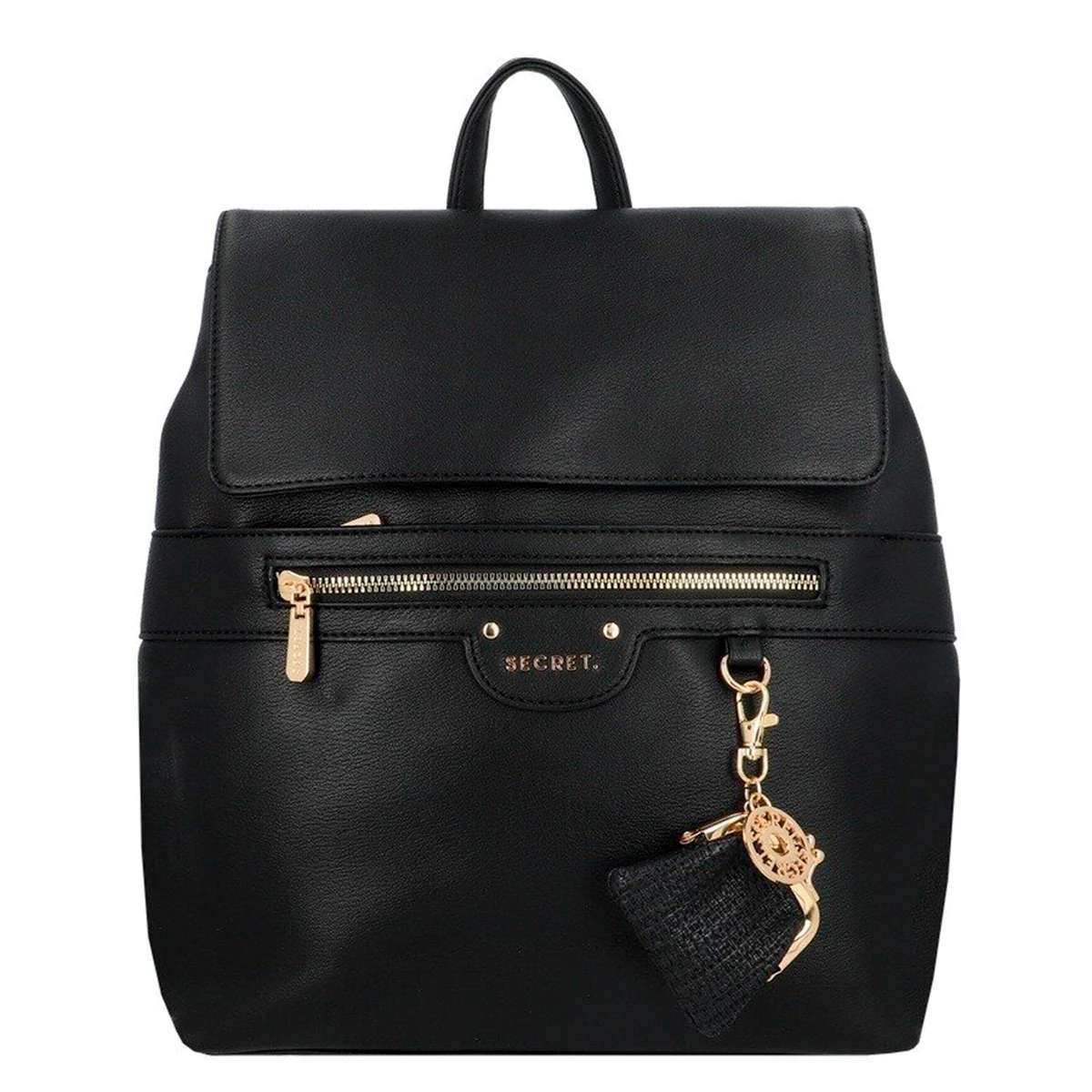 MOCHILA SECRET LISSE NEGRO - 1