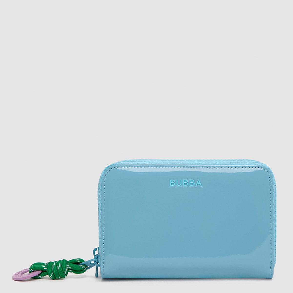 BILLETERA BUBBA CHAROL  CELESTE - 1