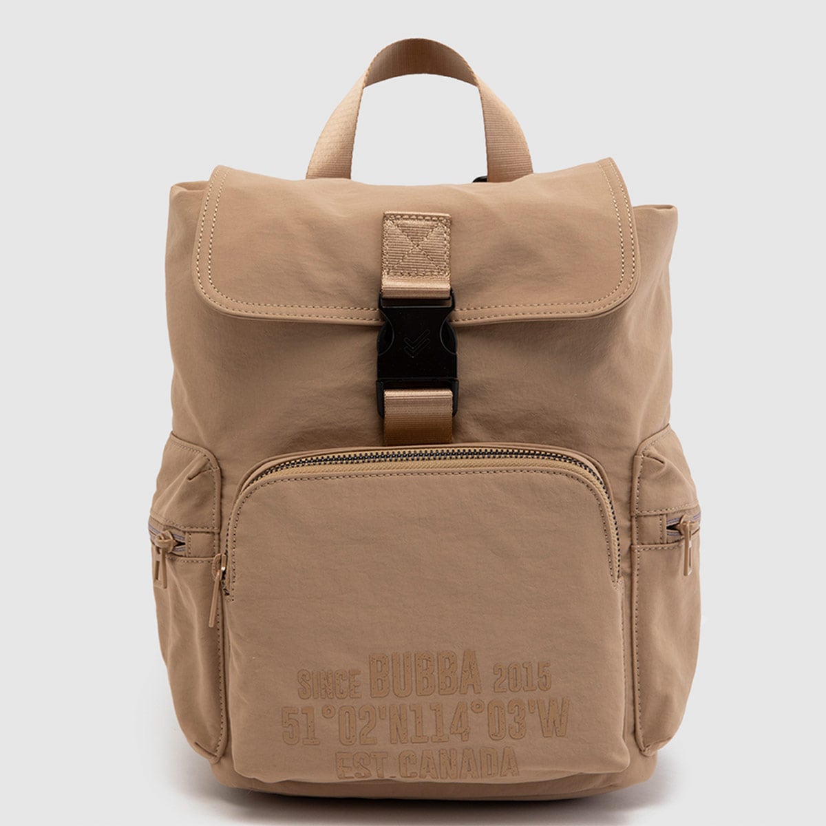 MOCHILA BUBBA MILA BEIGE - 1
