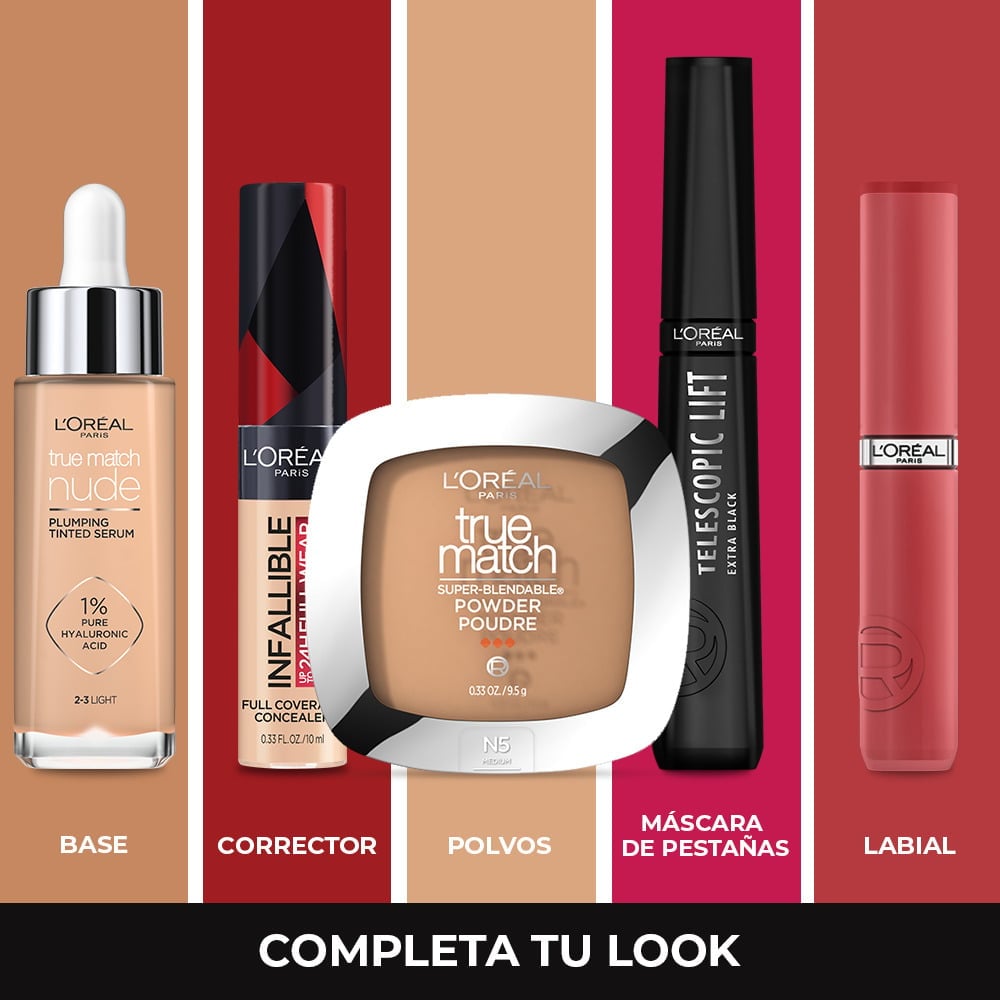 BASE EN POLVO LOREAL PARIS TRUE MATCH TONO TRUE BEIGE N5 - 6