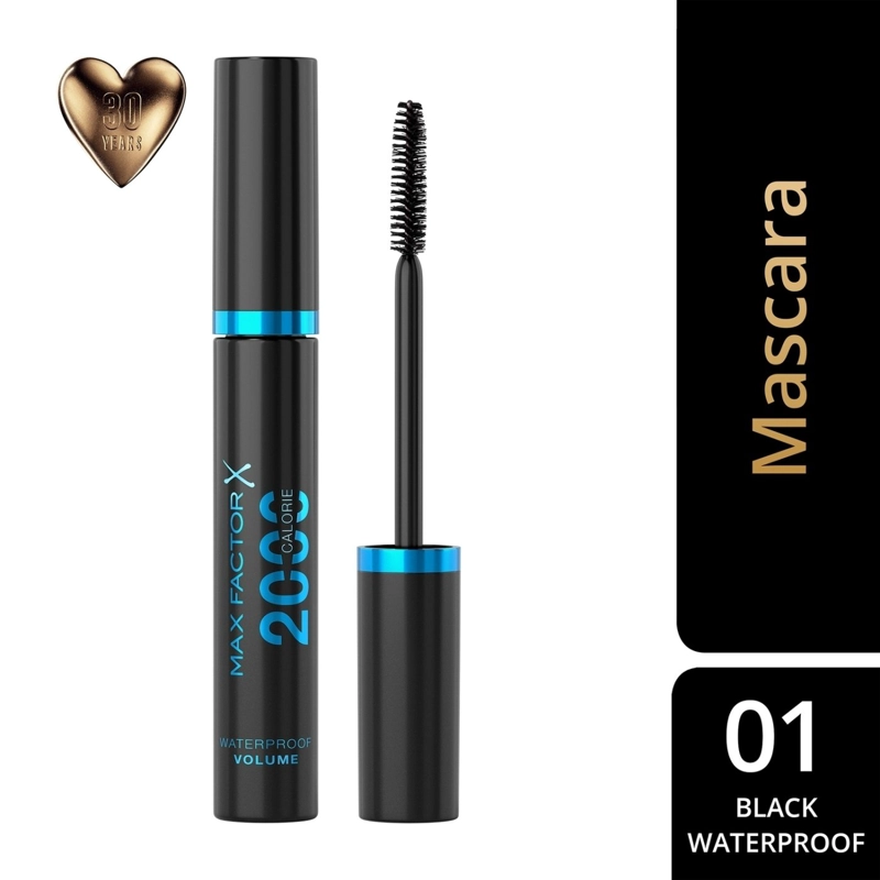 MÁSCARA DE PESTAÑAS MAX FACTOR 2000 CALORIE A PRUEBA DE AGUA 9ML BLACK - 1