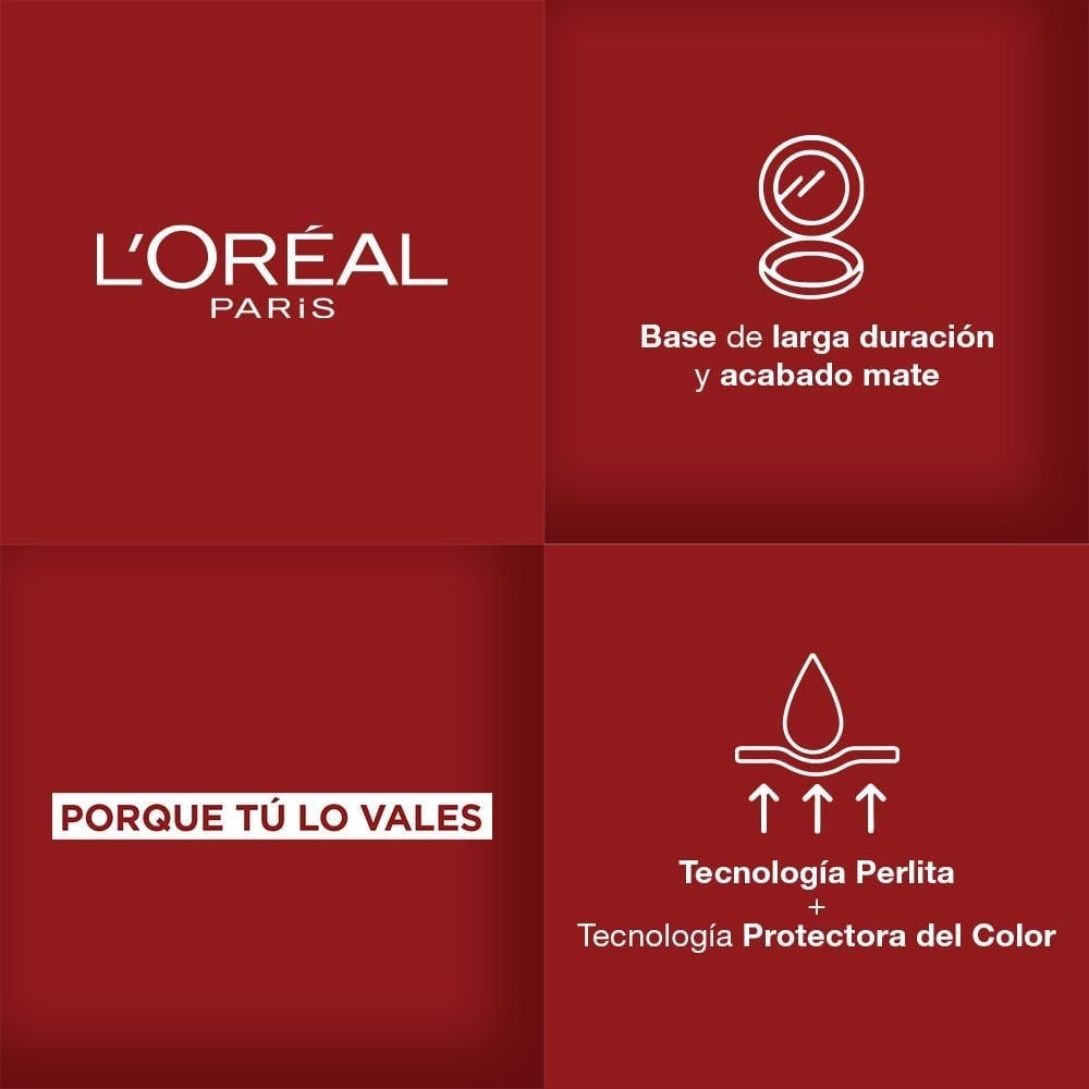 BASE LOREAL PARIS INFALLIBLE PRO-MATTE TONO NATURAL BUFF SPF15 30 ML - 4
