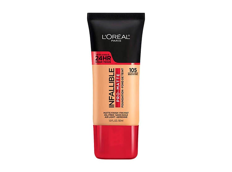 BASE LOREAL PARIS MAQUILLAJE INFALLIBLE MATTE FDTN NATURAL BEIGE 1.0 FL OZ/30 ML - 1