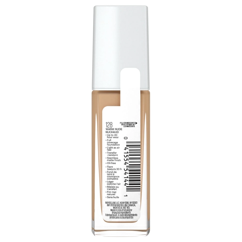 BASE MAYBELLINE SUPERSTAY FULL COVERAGE TONO WARM NUDE 4.20 FL OZ - 4