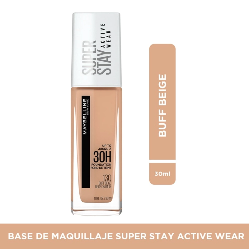 BASE MAYBELLINE NY SUPERSTAY FULL COVERAGE FOUNDATION BUFF BEIGE 30ML - 1