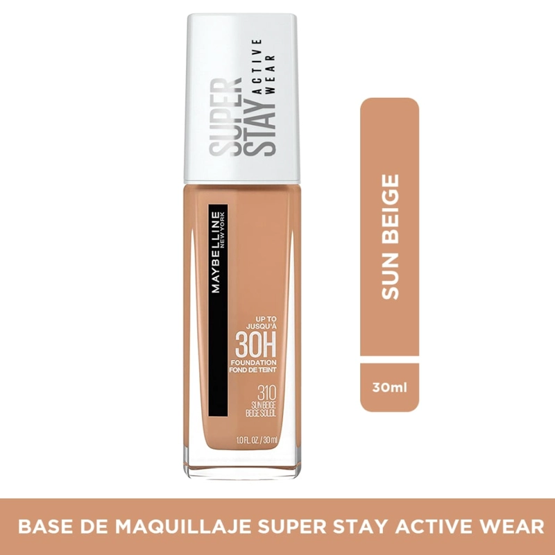 BASE MAYBELLINE SUPERSTAY FULL COVERAGE TONO SUN BEIGE 4.20 FL OZ - 1